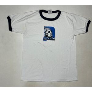 VINTAGE Blue Ball Philadelphia 2002 Graphic T-shirt Men Medium White